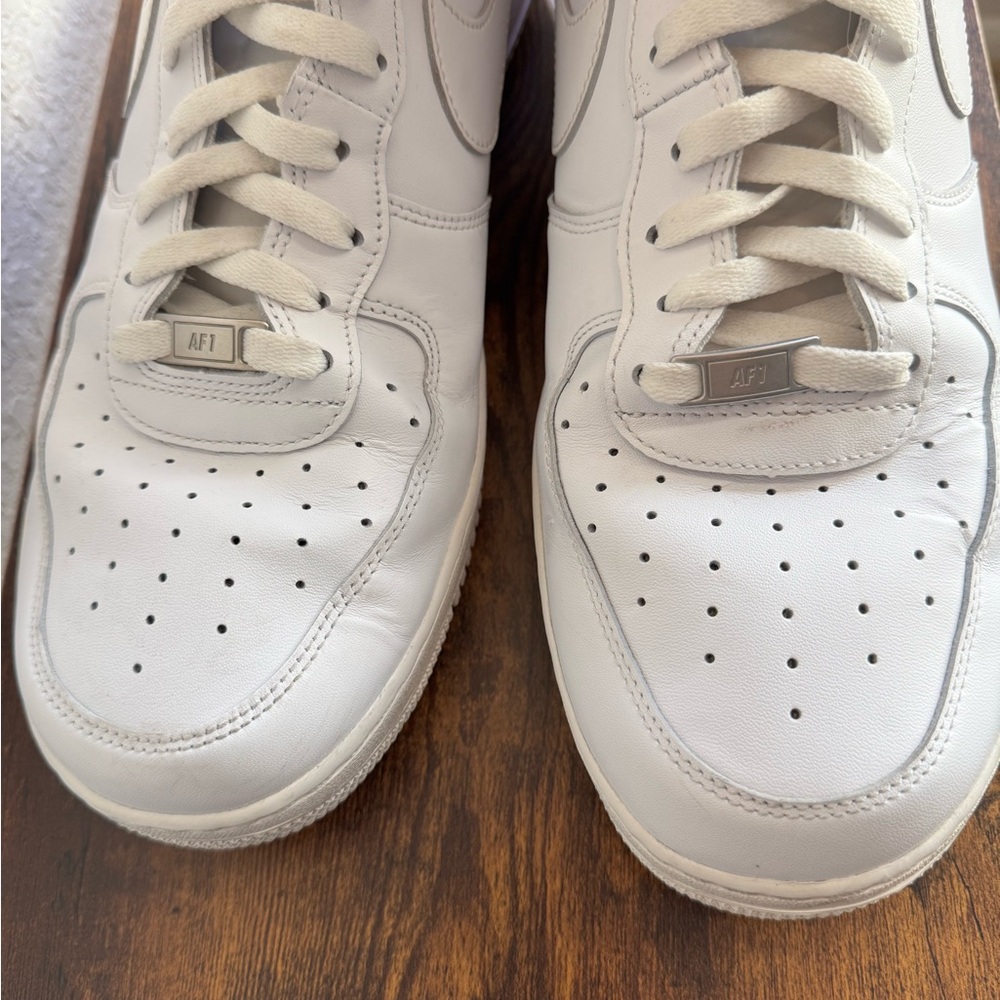 Nike Air Force 1 High '07 White Sneaker Casual Shoes Men's SZ 15 - Picture 6 of 16